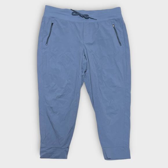 Athleta Trekkie Mid Rise Legacy Jogger in Enchanted Blue Size 18 - Picture 2 of 6